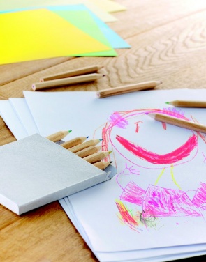 Logotrade Werbegeschenke das Foto: 12 Buntstifte in Pappschachtel